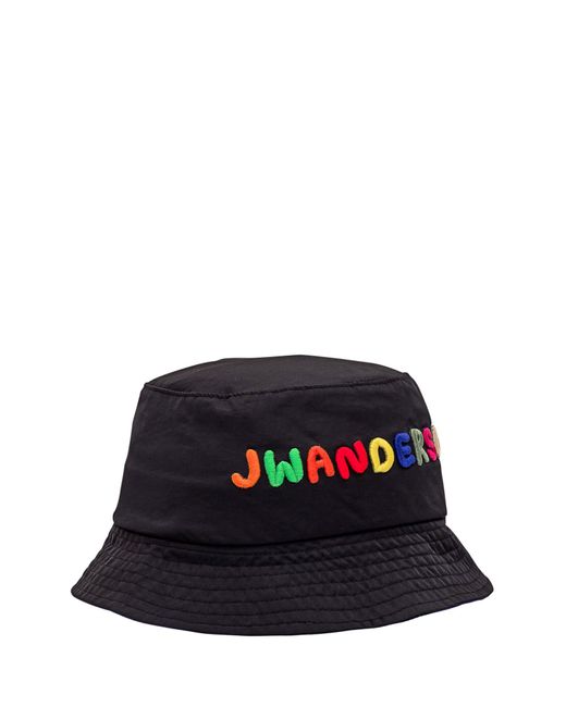 J.W. Anderson Black Bucket Hat for men
