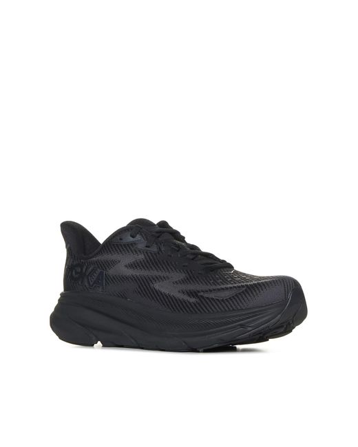 Hoka One One Black Clifton 9 Sneakers