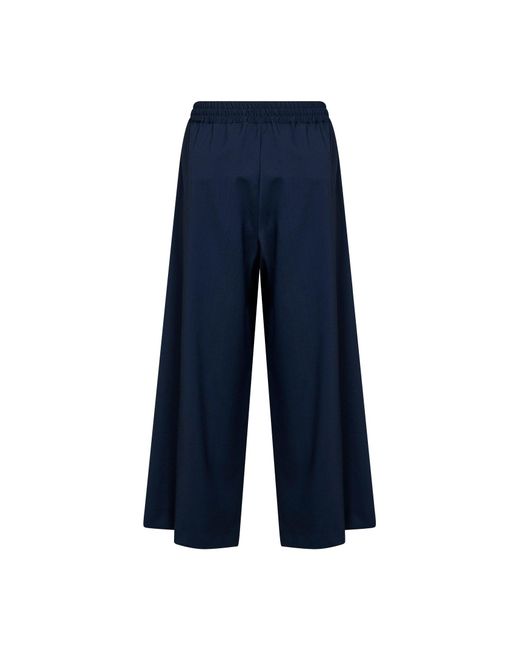 Weekend by Maxmara Blue Jogging Trousers Wkdelmo Virgin Wool