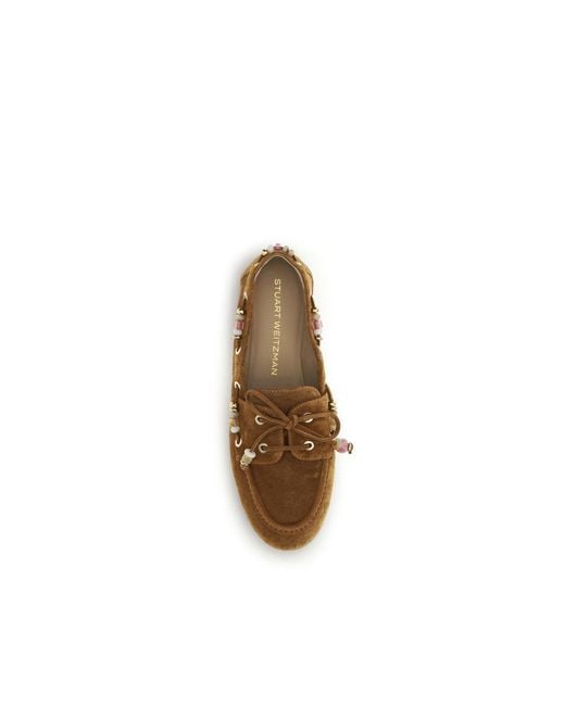 Stuart Weitzman Natural Boat Shoes