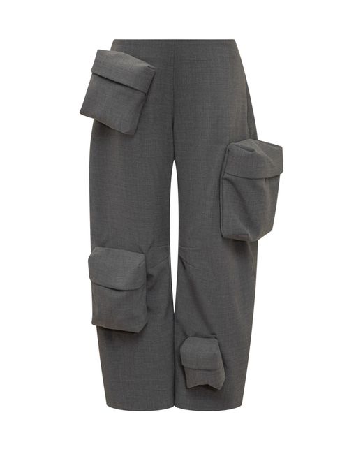 A.W.A.K.E. MODE Gray Ski Pants With Pockets