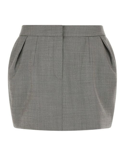 Magda Butrym Gray Skirt
