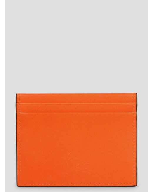 Christian Louboutin Orange Kios Cardholder for men