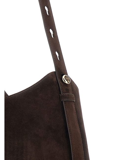 Tory Burch Black 'Romy' Shoulder Bag With Adjustable Shoulder Bag