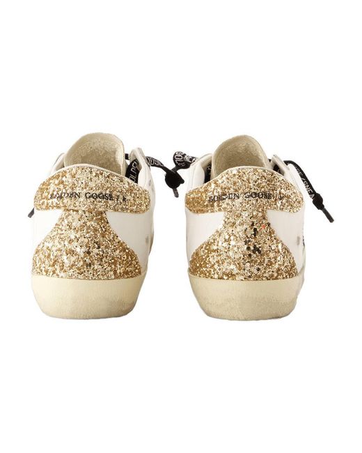 Golden Goose Deluxe Brand Metallic Super Star Sneakers