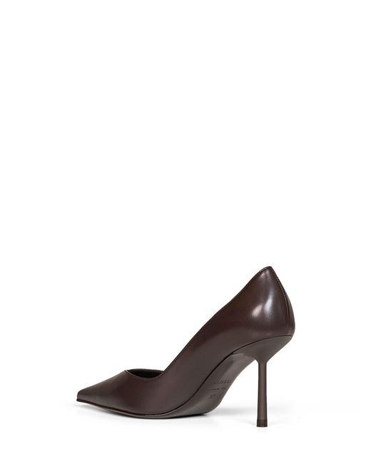 Le Silla White Sacher Nappa Leather Vivienne 80 Mm Pumps