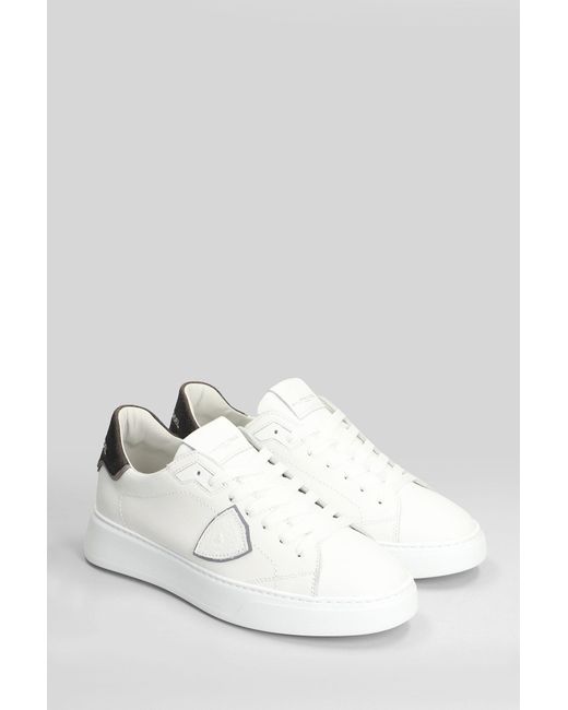 Philippe Model White Temp Low Sneakers for men
