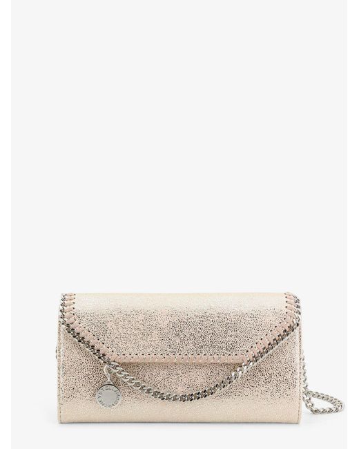 Stella McCartney Natural Crossbody Wallet Falabella