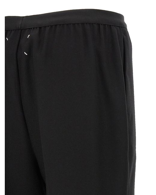 Maison Margiela Black Wool Pants