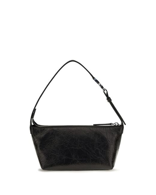 Fendi Black Leather Pouch Vanity Calf Wallets & Purses