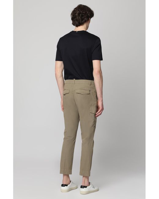 Dondup Gray Trousers Robin Cotton for men