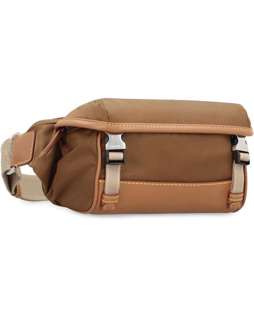 Prada Brown Messenger Handbag for men