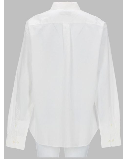 Our Legacy White Shirt Forever Lyocell Cotton