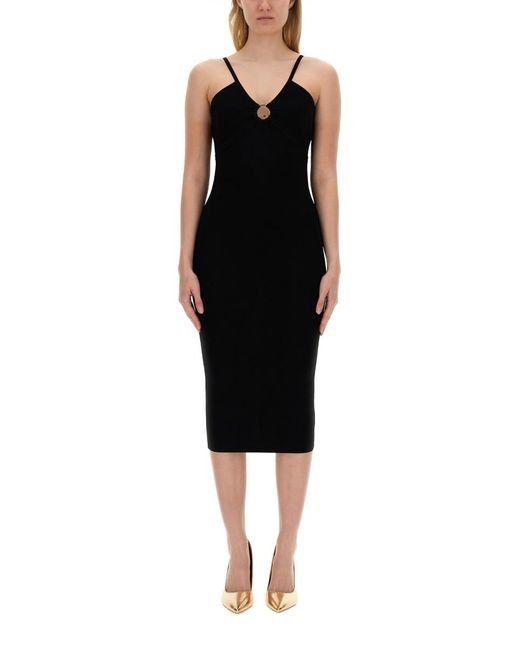 Michael Kors Black Longuette Dress