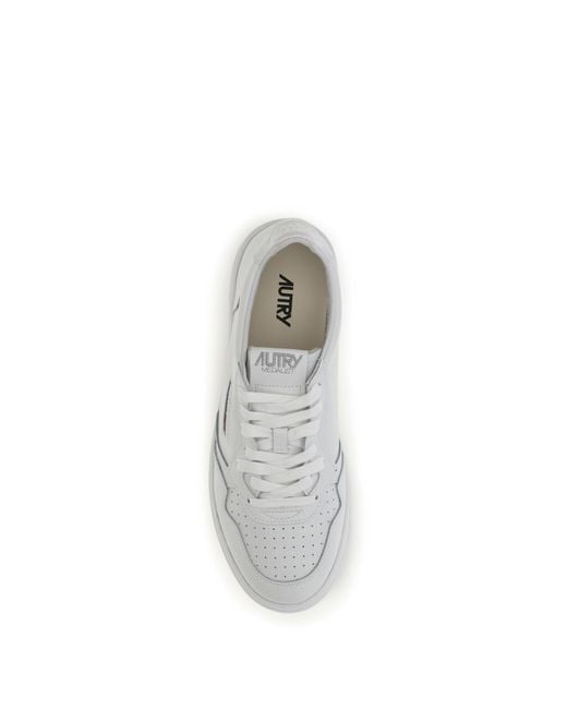 Autry White Medalist Low Game Set Match! Sneakers for men
