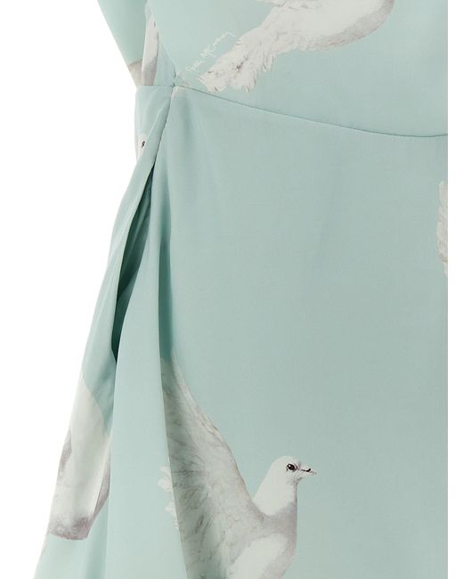 【送料&関税込】Stella McCartney colomba Dress Stella McCartney 'Colomba' Dress in Blue | Lyst