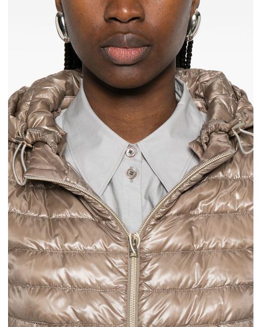 Herno Natural Nylon Short Down Jacket