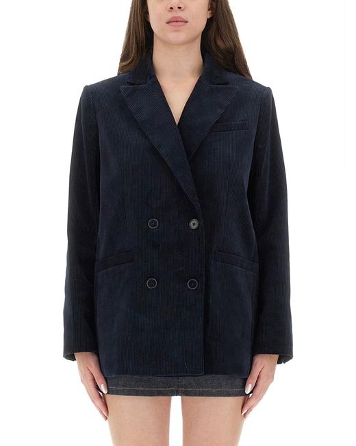A.P.C. Blue Cotton Jacket