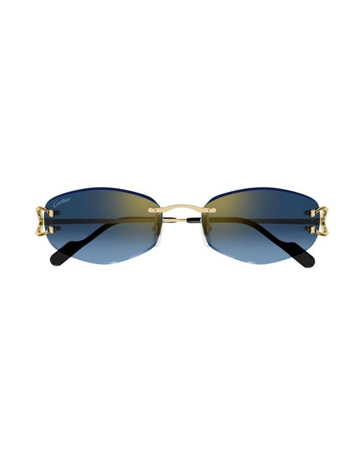 Cartier Blue Ct0467S 002 Glasses for men