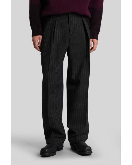 Paura Black Noge Pants for men