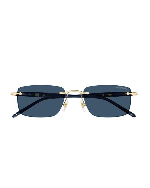 Montblanc Blue Mb0344S Linea Meisterstück 003 Sunglasses for men
