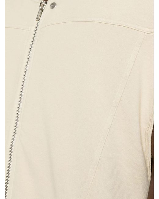 Rick Owens Natural Jumbo Flight Cotton Vest for men