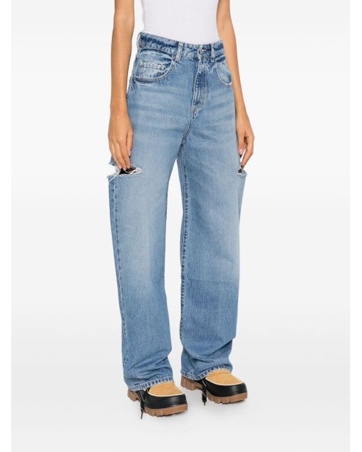 ICON DENIM Blue Ripped Jeans