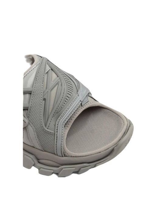 Balenciaga Gray Track Sandal Slides for men