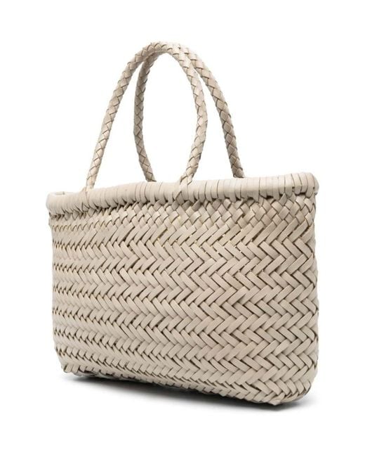 Dragon Diffusion Natural Handbag Mini Flat Gora Basket Handbags