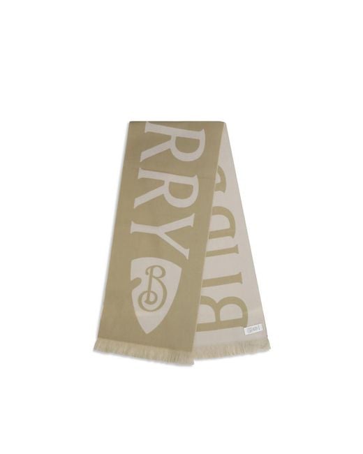 Burberry Natural Logo Wool Scarf