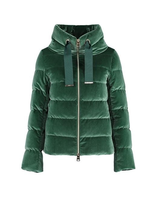 Herno Green Full Zip Down Jacket