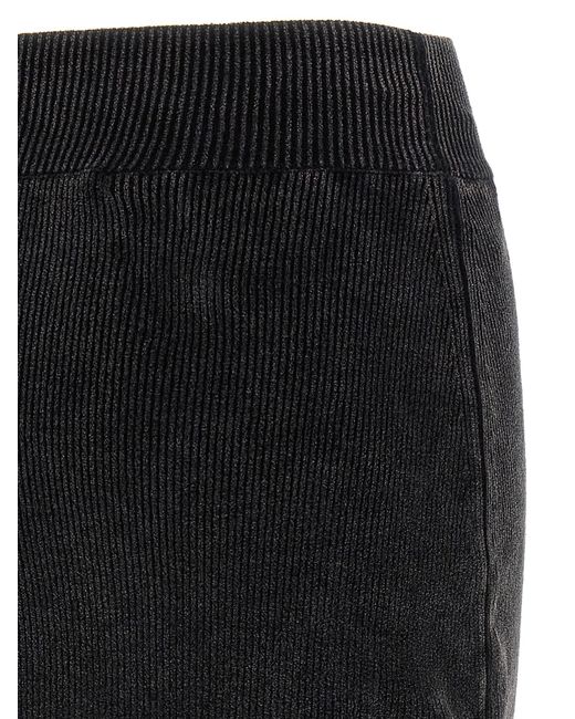 Alexander Wang Black Chenille Skirt