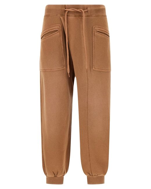 R13 Brown Crossover' Joggers