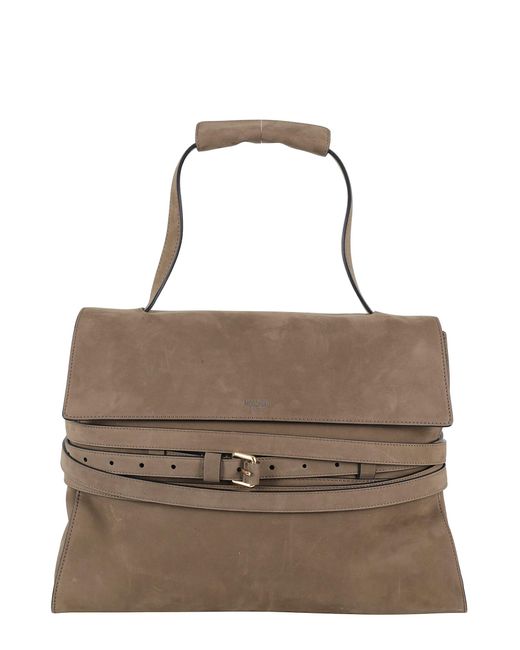 Moschino Brown Borsa Nabuk