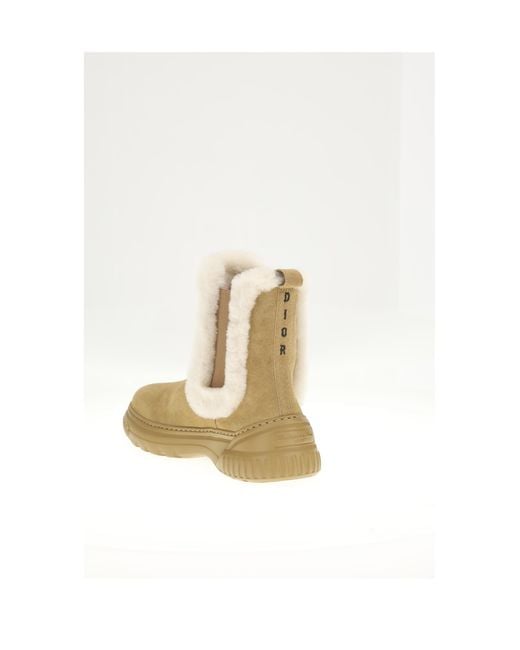 Dior White Boots Calf Leather