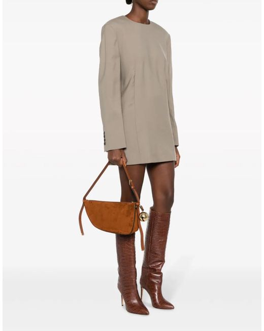 Burberry Brown Shield Sling Charm Shoulder Bag