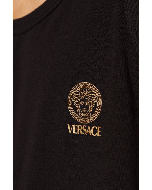Versace Black 'underwear' Collection Top, for men