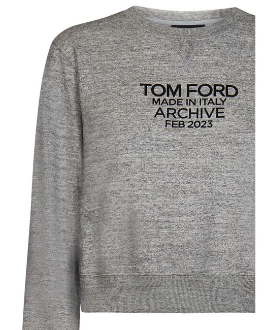 Tom Ford Gray Sweatshirt