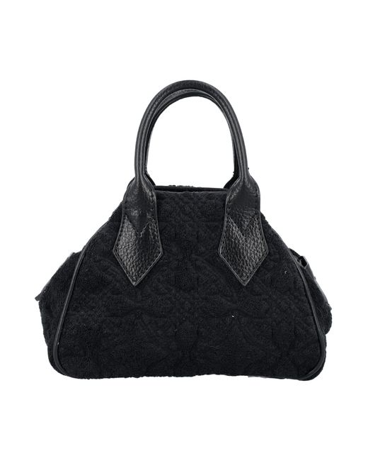Vivienne Westwood Black Toweling Yasmine Mini Bag
