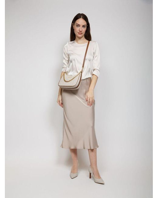 Michael Kors Natural Crossbody Bag Polyvinyl Chloride Crossbody-Bags