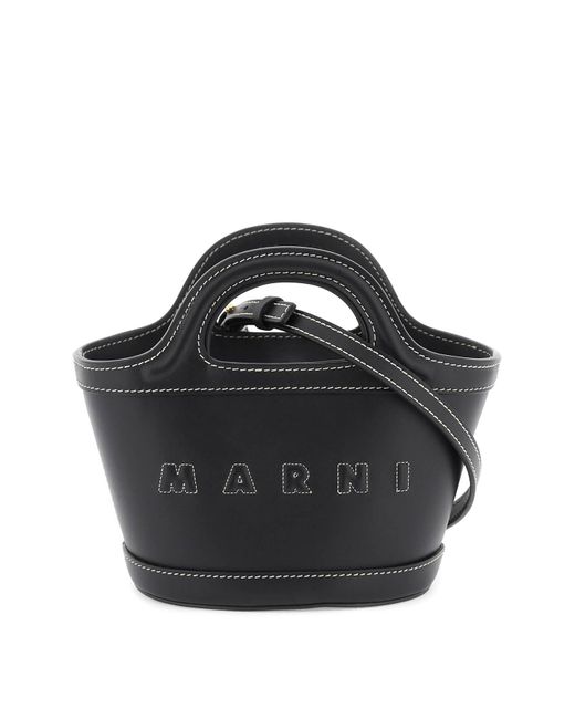Marni Black Tropicalia Micro Handbag