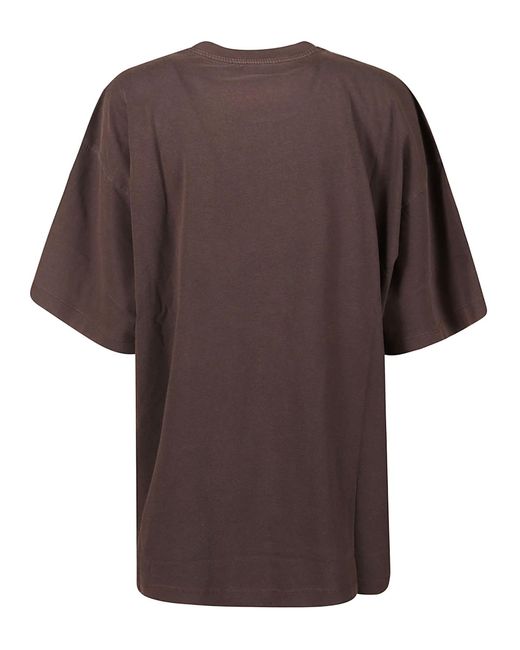 Sportmax Brown Blocco Oversized T-Shirt