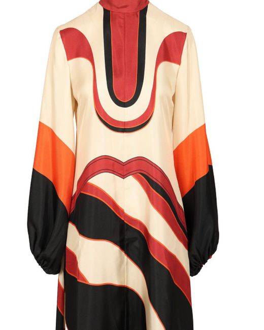 Raquel Diniz Orange Parana Kaftan