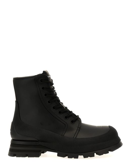 Alexander McQueen Black Wander Ankle Boots for men
