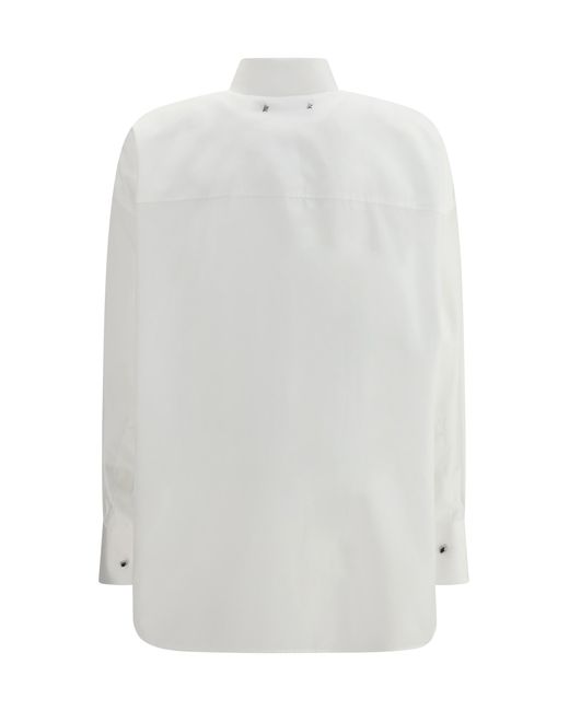 Golden Goose Deluxe Brand White Oversized Cotton Poplin Shirt