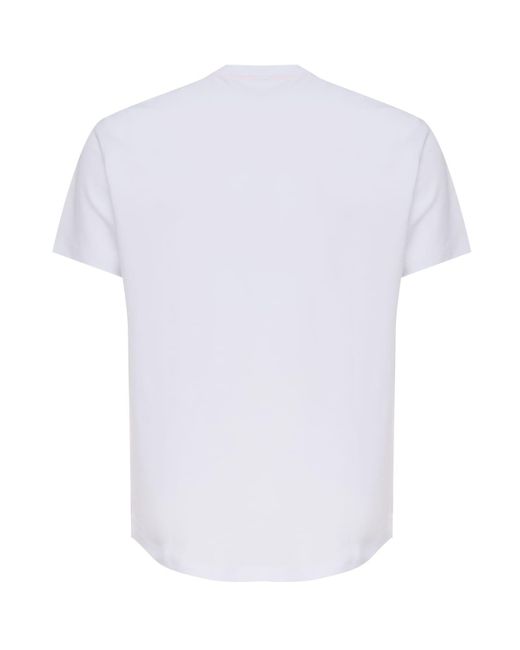 Sun 68 White T-Shirt With Logo for men