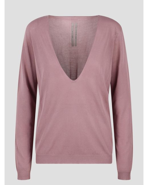 Rick Owens Pink Dylan Sweater