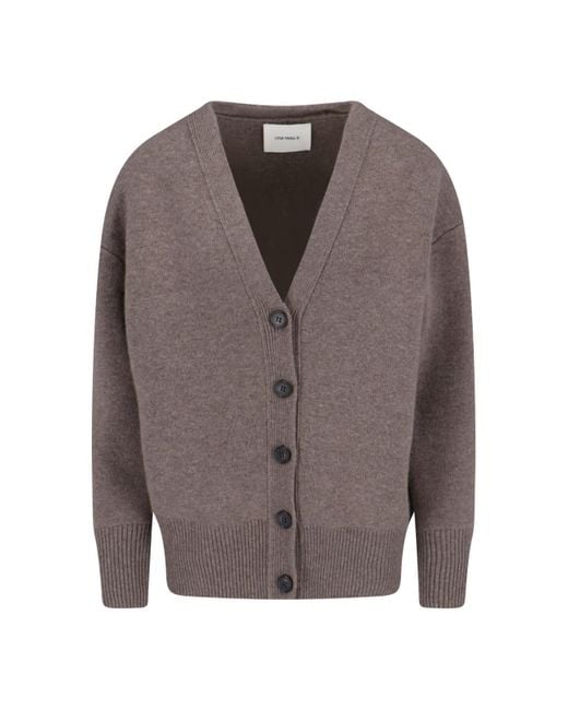 Lisa Yang Brown Cashmere Cardigan