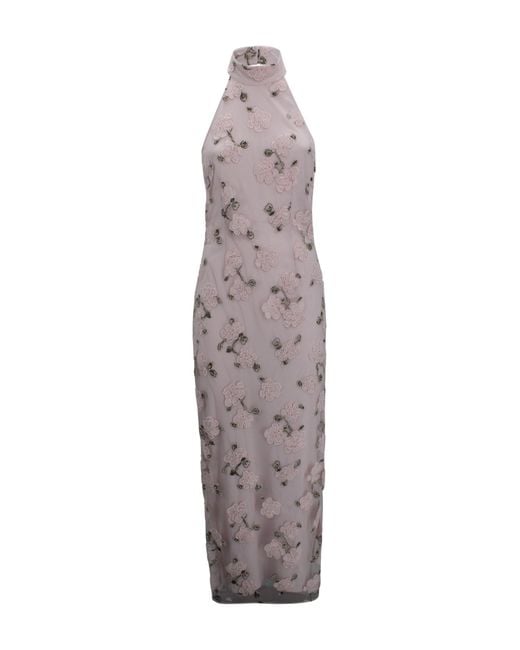 ROTATE BIRGER CHRISTENSEN Gray Dresses Polyester