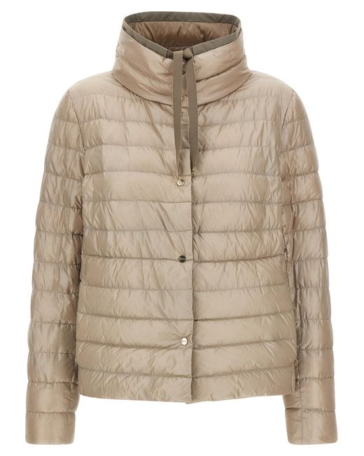 Herno Brown Reversible Down Jacket